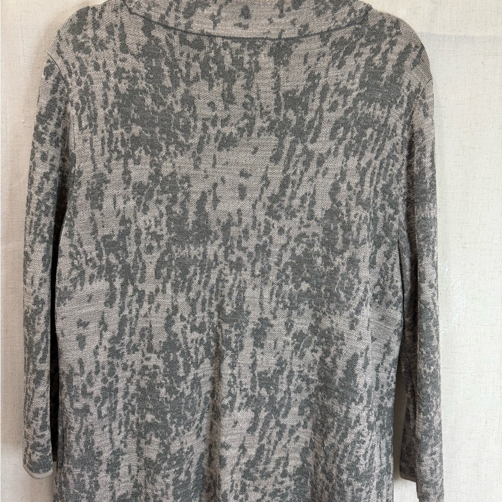 Jones New York Collection Gray Knit Two Piece Skirt Set Size Top L and Bottom M - Picture 14 of 14